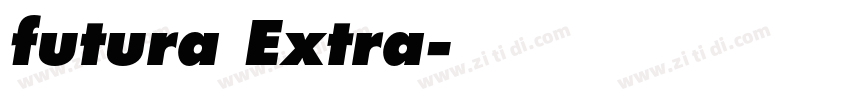 futura Extra字体转换 futura Extra字体转换
